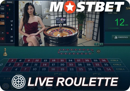 Mostbet लाइव कैसीनो में रूले खेलें