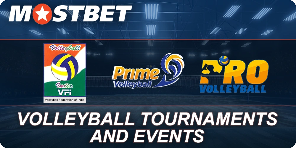 Volleyball Tournaments and Events at Mostbet