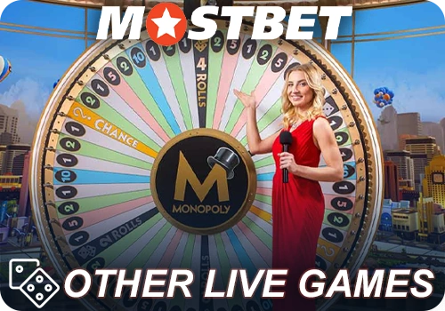 Mostbet लाइव कैसीनो में लाइव गेम खेलें