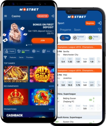 Mostbet app for betting and casino games in India